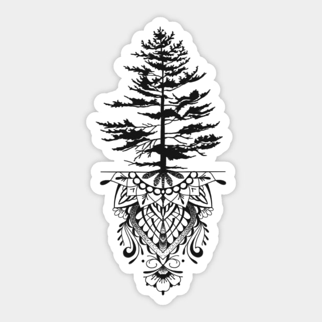 Tree mandala Sticker by Rachellily